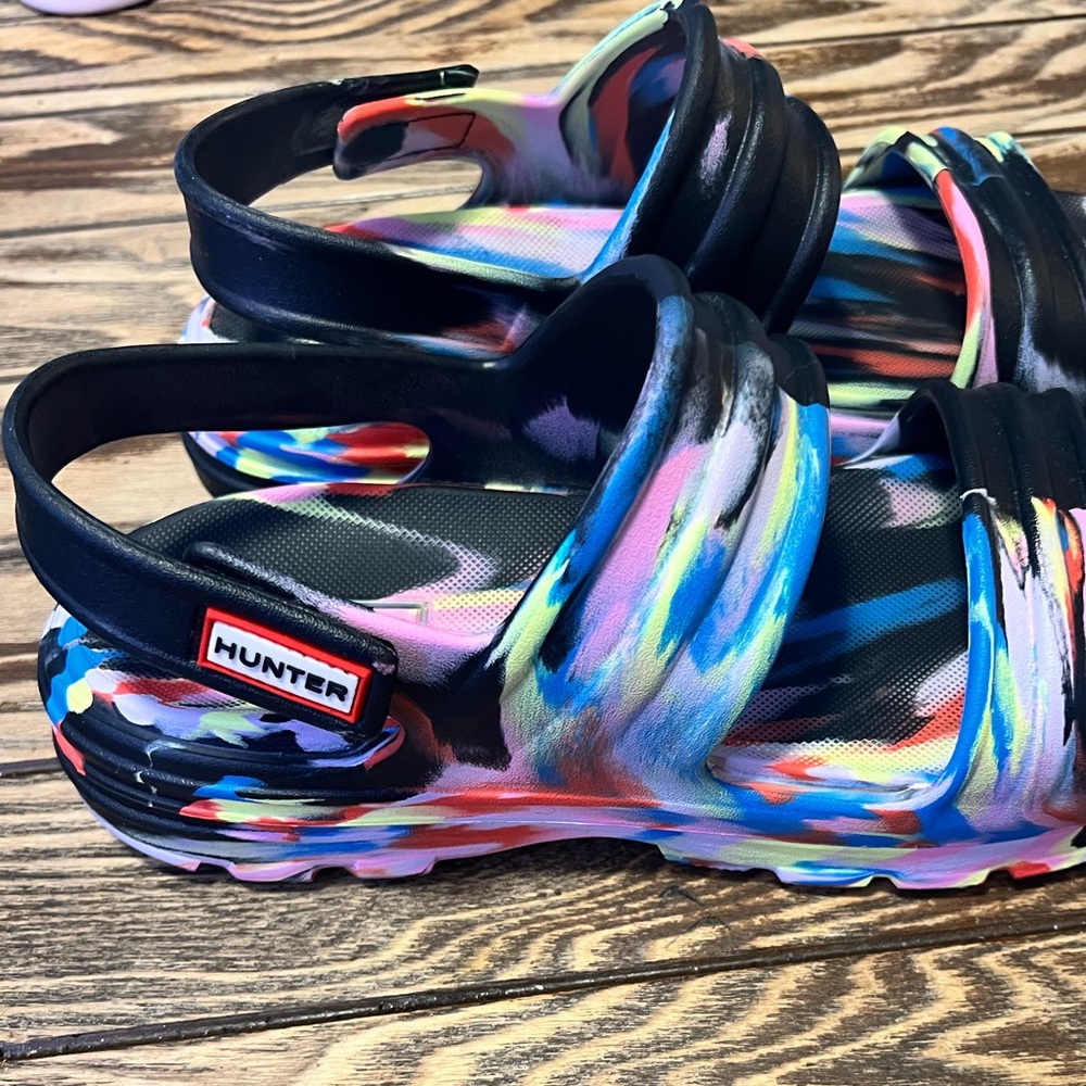 Hunter Bloom Marbled Sandal